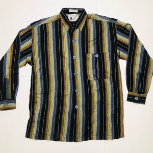 Goouch Shirt Mens Long Sleeve Size Medium 100% Rayon NWOT